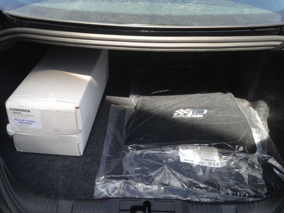 Car cover plus floor mats