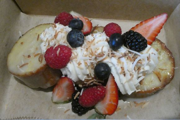 Coconut Cake we took home for later. 