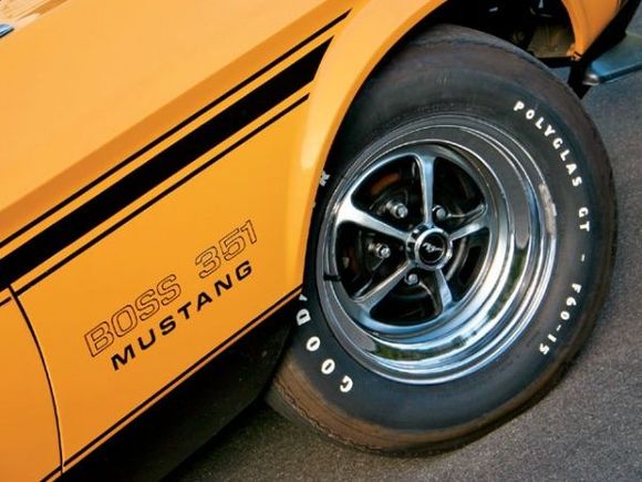 1971 boss 351 decal