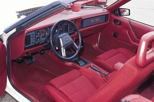 1984 gt350 convertible interior
