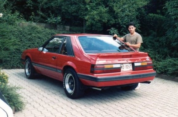 1990, My 86 GT while living in Esslingen, Germany