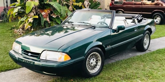 Images of 1990 7-up edition Mustang GT Restored