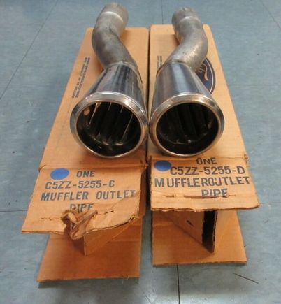 65 Mustang Exhaust Trumpets!