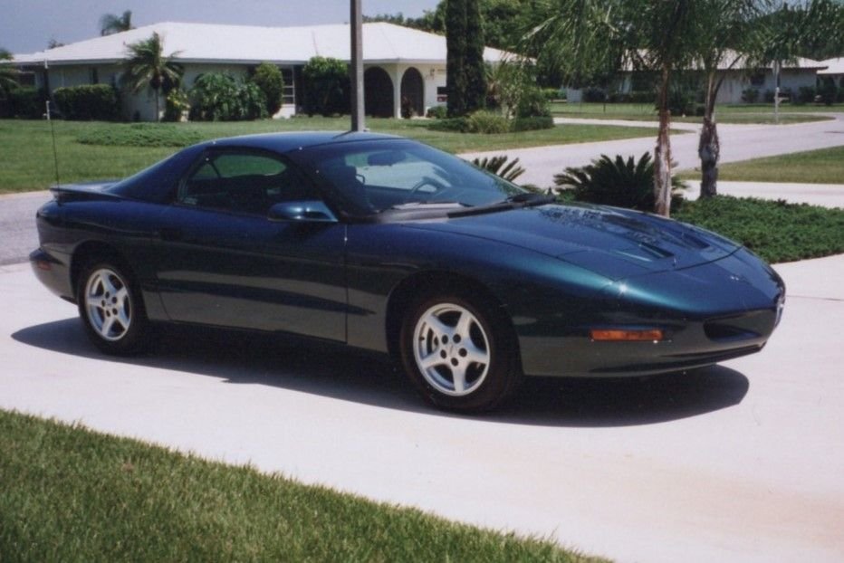 1996 Pontiac Firebird Formula in Blue Green Chameleon 