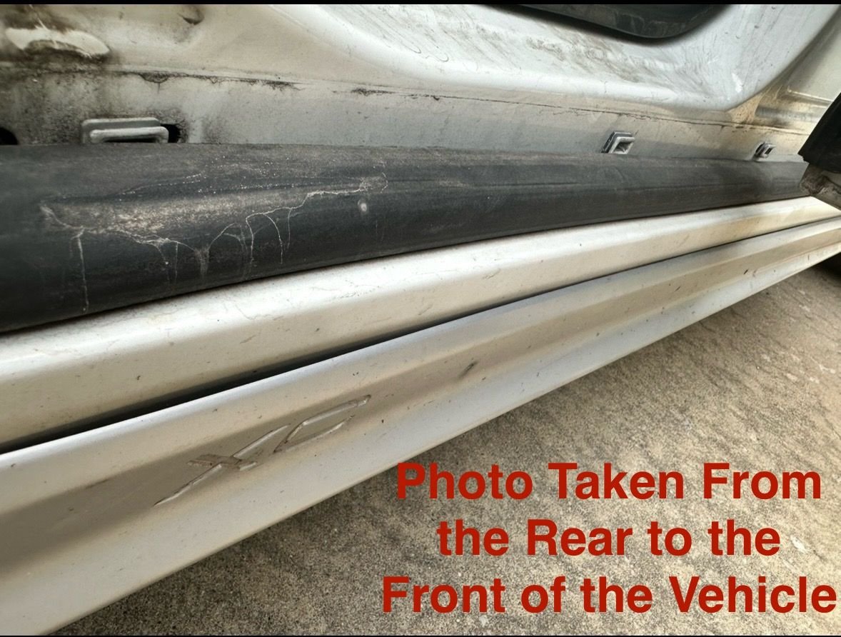 Additional close up of front passenger damage. 