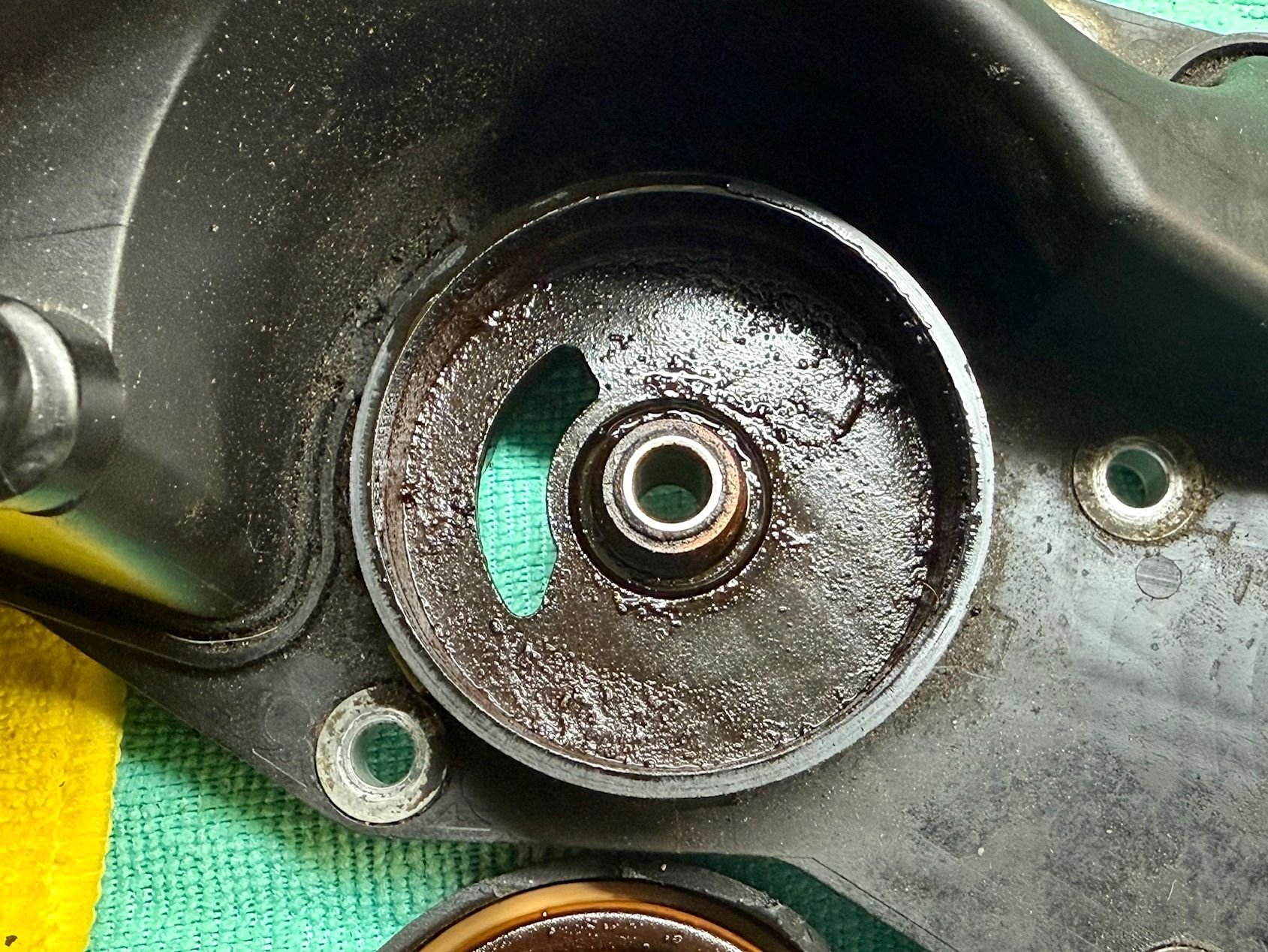 Before cleaning.