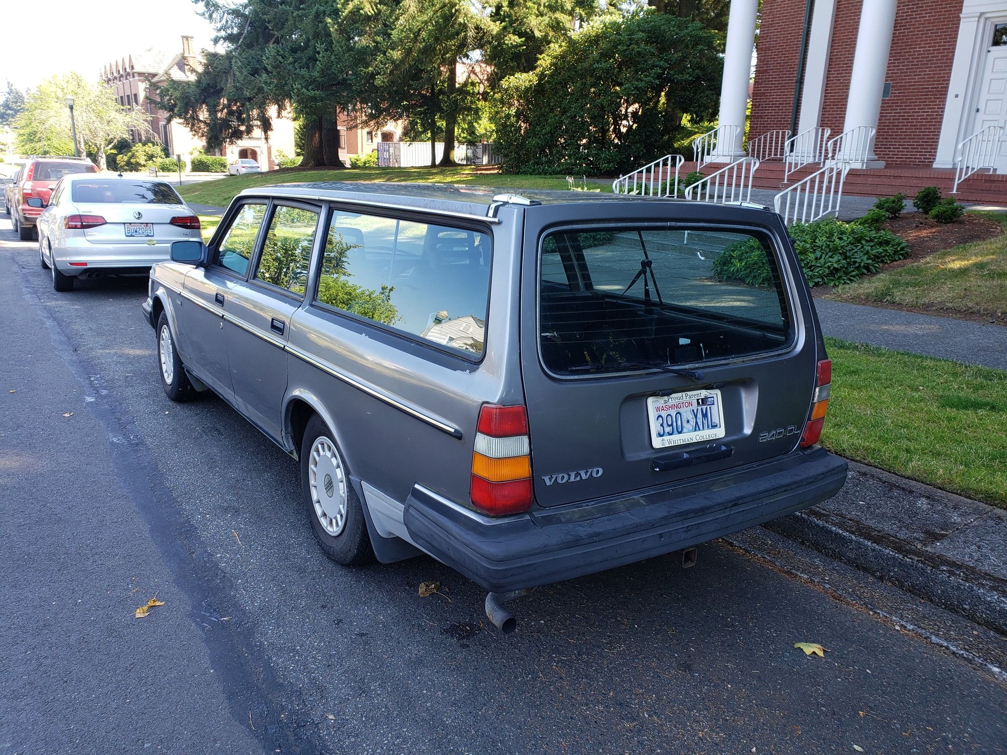 1986 Volvo 245 - [Rare find] 1986 Volvo 240 DL 4-Speed + Overdrive Wagon - Used - VIN YV1AX885XG1684875 - 180,000 Miles - 4 cyl - 2WD - Manual - Wagon - Gray - Tacoma, WA 98406, United States