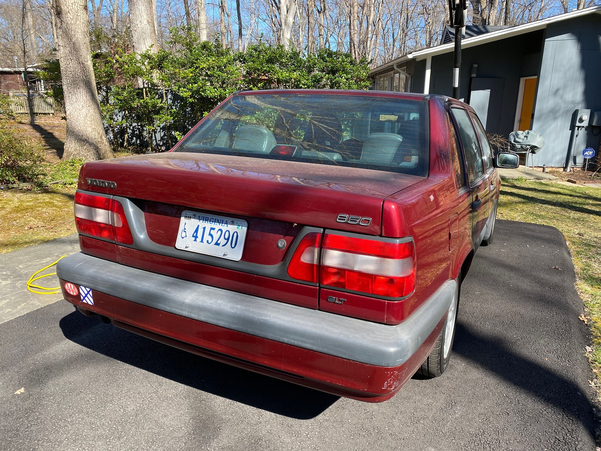 1996 Volvo 850 - 1996 850 GLT - 38k Miles - Used - VIN YV1LS551T1335530 - 38,170 Miles - 5 cyl - 2WD - Automatic - Sedan - Red - Alexandria, VA 22306, United States