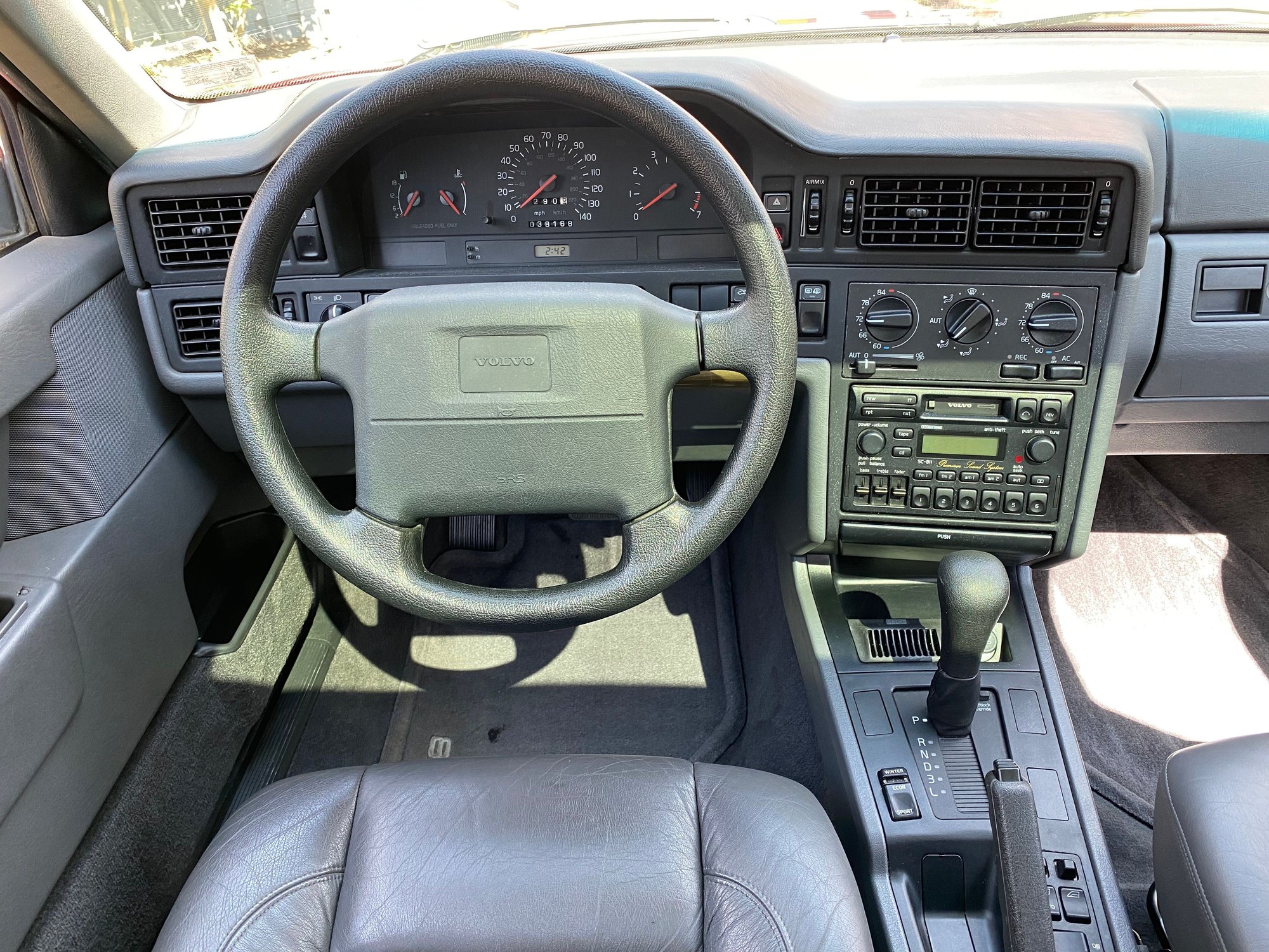 1996 Volvo 850 - 1996 850 GLT - 38k Miles - Used - VIN YV1LS551T1335530 - 38,170 Miles - 5 cyl - 2WD - Automatic - Sedan - Red - Alexandria, VA 22306, United States