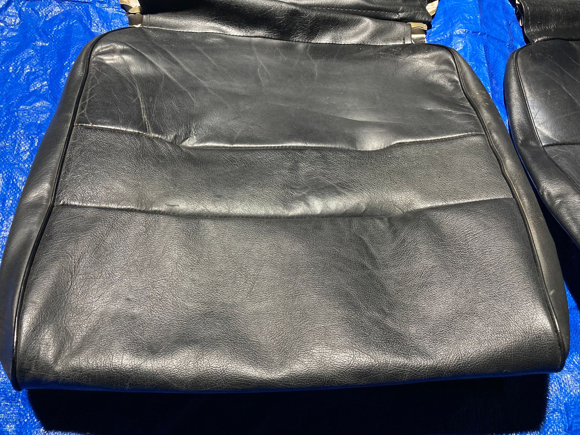 Interior/Upholstery - Volvo 740 744 745 original black both fronts leather seat covers - Used - 1982 to 1992 Volvo 740 - Sacramento, CA 95831, United States