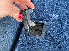 Plastic from broken latch