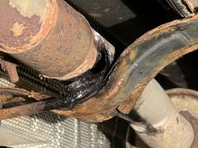 Hole in the exhaust