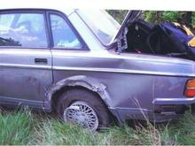 where the tractor-trailer hit me