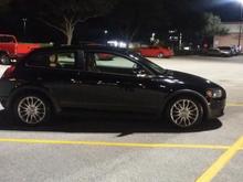 The night I drove her home for the first time.