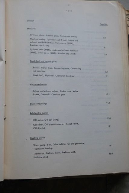Accessories - Factory Original 1960 Volvo Parts Manual (PV B44 and early 120 series) - Used - 0  All Models - Harrisburg, PA 17111, United States