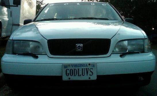 front of car