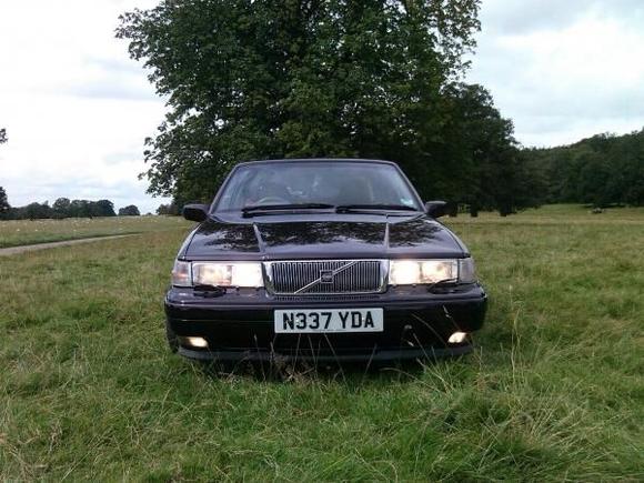 My Volvo 960 saloon, in Herefordshire, where i live,