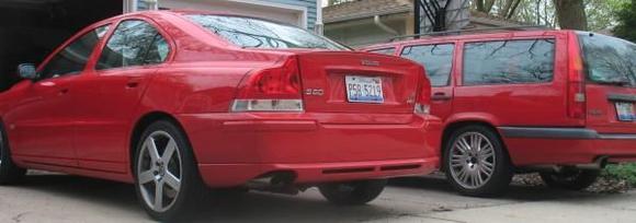 My 2 Red Volvos