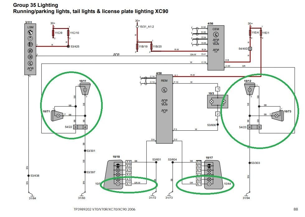 Volvo Xc90 Tail Lights Wont Turn Off Shelly Lighting