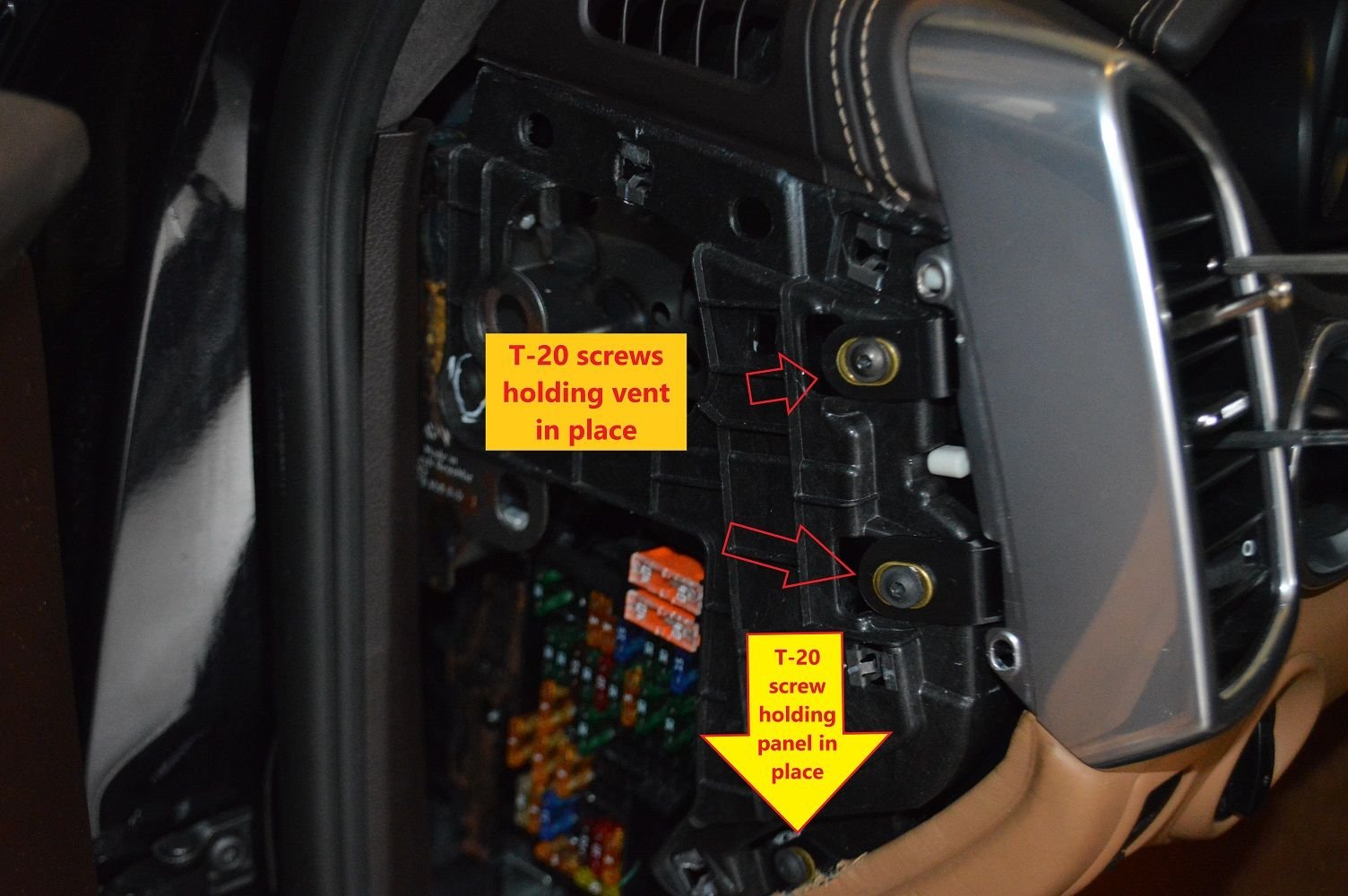 Lower dash panel removal need some help Porsche