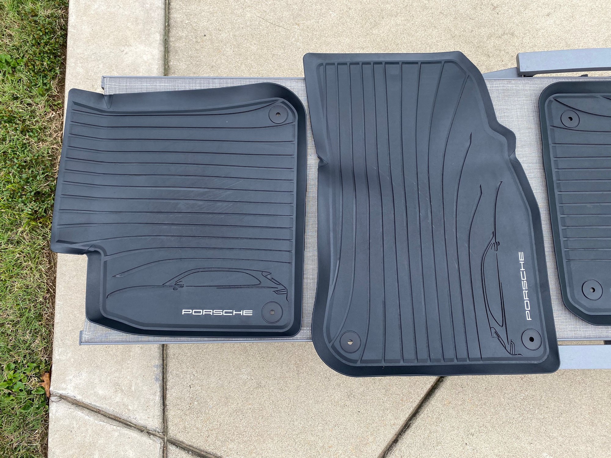 OEM Four AllWeather Floor Mats for Porsche Cayenne 2019, 2020, 2021