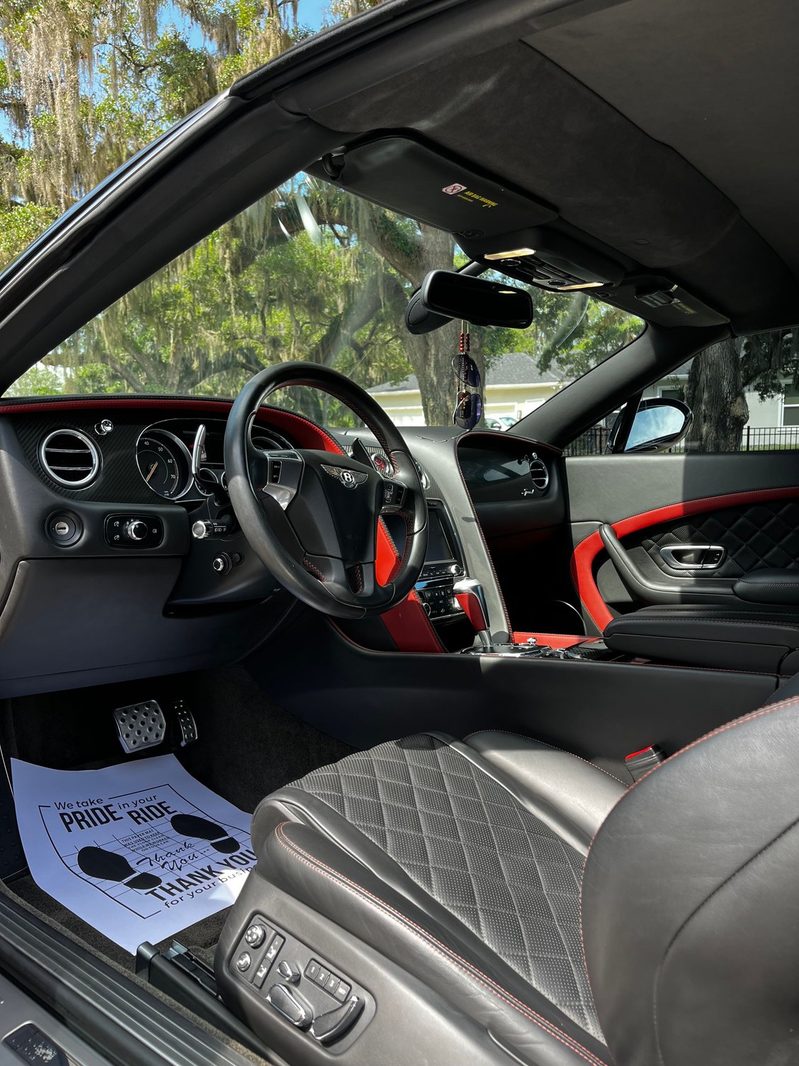 Fireglow trim accent. 