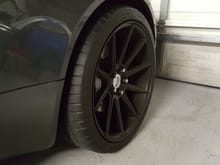 I like th matte black as they hide the brake dust