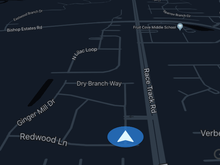 Google Maps during night ... switched to dark mode automatically