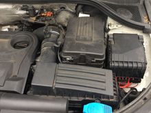 Battery box and crucially the engine fuse box - see the red +ve wires at its base .