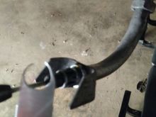 One of the few tools I had to fabricate.  The E-Brake to backing plate springs are too narrow to just use a hose clamp so I took some shim stock and made a release tool.  Cheaper than the $120 from AM.
