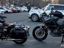 2 motorcycles in COLD weather!