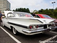 1960 Chevy Impala.  This was a three-on-the-tree manual!