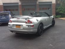 I know, the tail lights are not the prettiest.  New black ones are arriving next weekend.