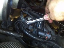 30 13mm open end remove nut