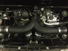 Powell's engine bay