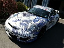 Porshcelain GT2 in the sun