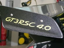 997GT3 RS Carbon Wing Side Plates