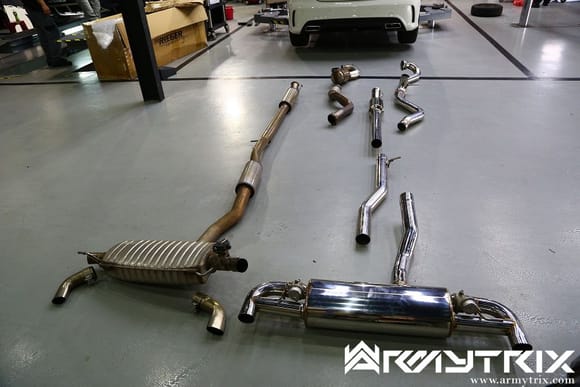 Armytrix Mercedes-Benz A45 / CLA45 AMG Valvetronic Performance Exhaust System