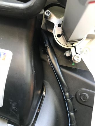 This is where it can get messy.  Lots of connections living inside the sleeving.