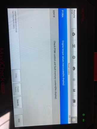 The code from transmission 