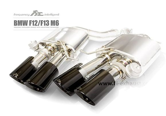 Fi Exhaust for BMW F12/F13 M6 – Valvetronic Muffler.
