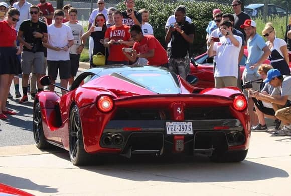 We hope to see this gorgeous LaFerrari at DC Exotics again tomorrow or every other Saturday. There's only a few of these cars in Virginia so far. Thanks to Ben Taliaferro for the pics.