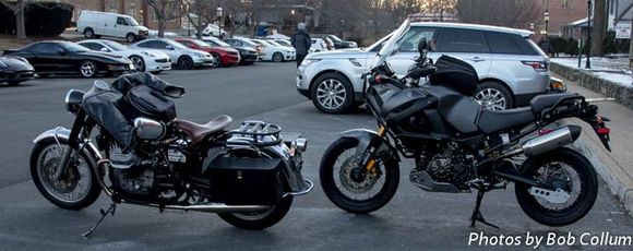 2 motorcycles in COLD weather!