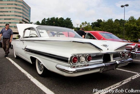 1960 Chevy Impala.  This was a three-on-the-tree manual!