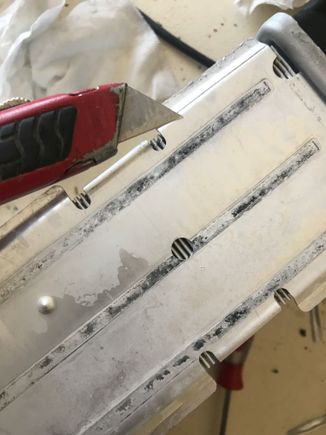 Use knife to score the tabs off run it a few times and 
Then bend it off with a pliers