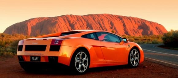 Lambo when I took it to middle Australia before they restricted speeds in the NT. Saw 310kph twice.