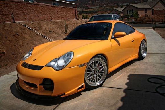 Member Highcard's C4S with TA front bumper, splitter and large lip