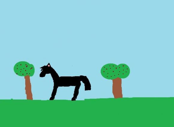 Bad Horse Drawing by CowgirlAnnie1011