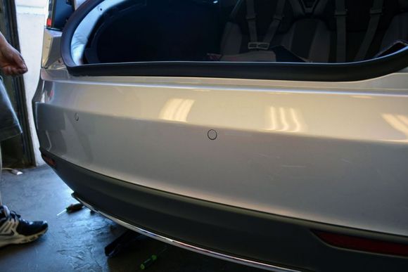 2013 Tesla Model S Parking Senor System by Rydeen Mobile Electronics Installed at Al &amp; Eds Marina Del Rey