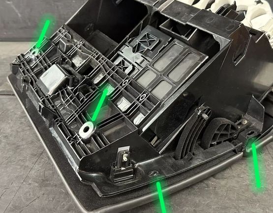 Top and right side. 

